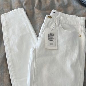 NWT Frame White Le Low Rise Skinny jeans - PERFECT CONDITION!